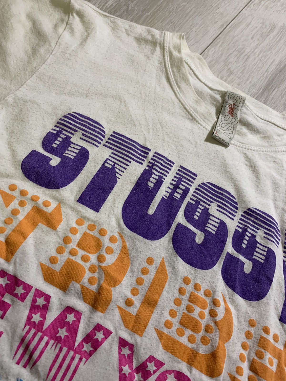 Stussy × Vintage Vintage Stussy tribe tour NY Tokio skater y2k Size L / US 10 / IT 46 - 3 Thumbnail