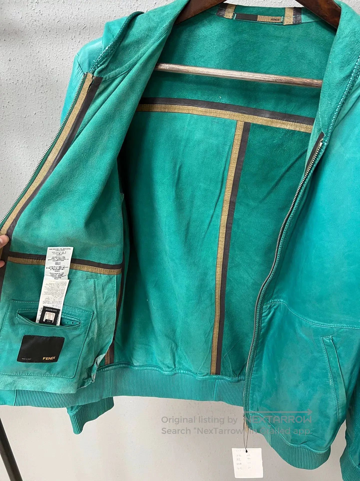 Fendi Fendi Leather Jacket. Size US M / EU 48-50 / 2 - 4 Thumbnail