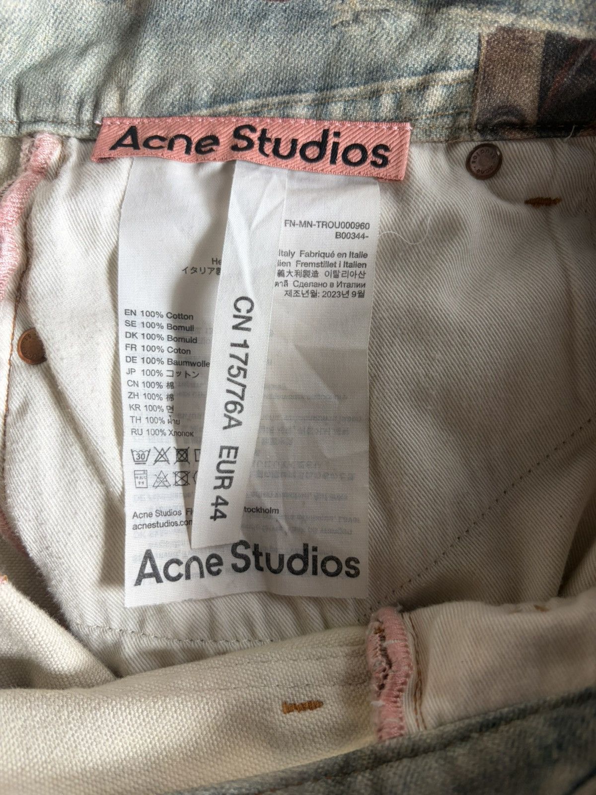 Acne Studios Acne Studios SS24 Trompe Baggy Jeans Size EUR 44 Rare Size US 30 / EU 46 - 3 Thumbnail