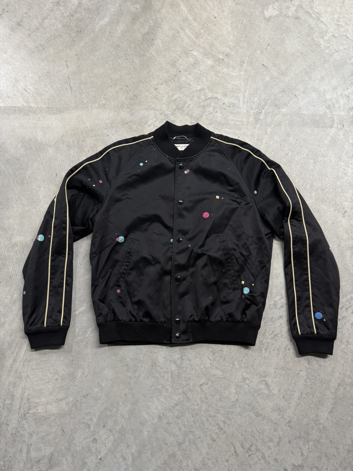 Saint Laurent Paris Saint Laurent Galaxy Logo Teddy Jacket Size US L / EU 52-54 / 3 - 1 Thumbnail