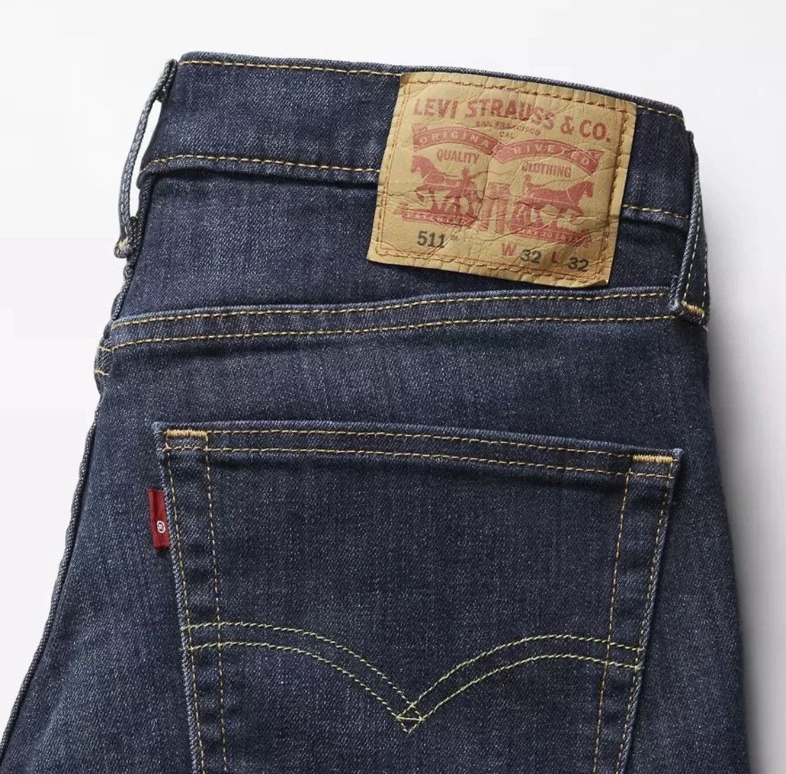 Levi's 511 Slim Fit Levis Jeans Size US 33 - 2 Thumbnail