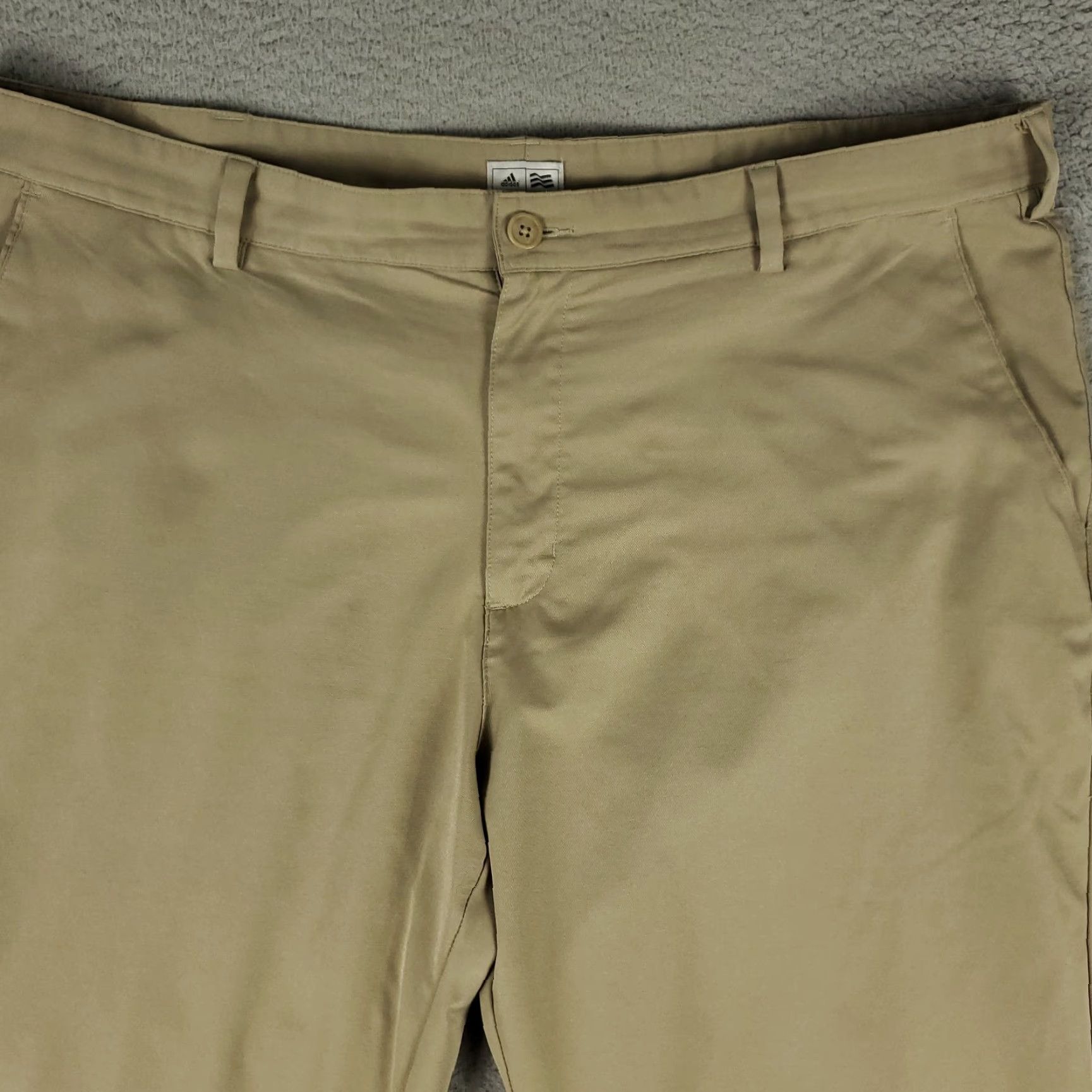 Adidas Adidas Pants Men Beige 40x30 Flat Front Chino Casual Golf Trousers Regular Size 40 Flat Front Beige Pants Adidas Chino Size US 40 / EU 56 - 2 Thumbnail
