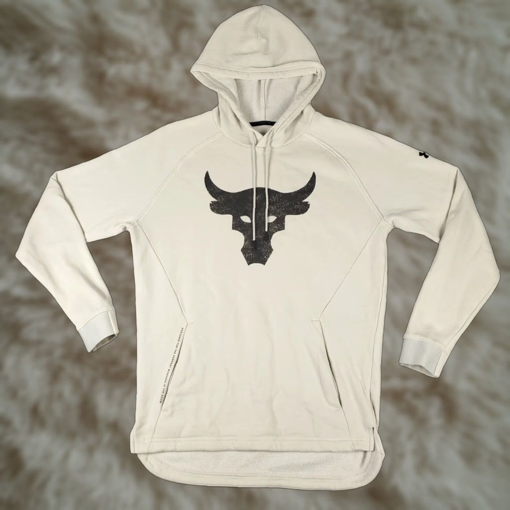 Y/Project Project Rock Hoodie Mens Small Light Beige Pullover Sweatshirt Logo Size US S / EU 44-46 / 1 - 1 Thumbnail