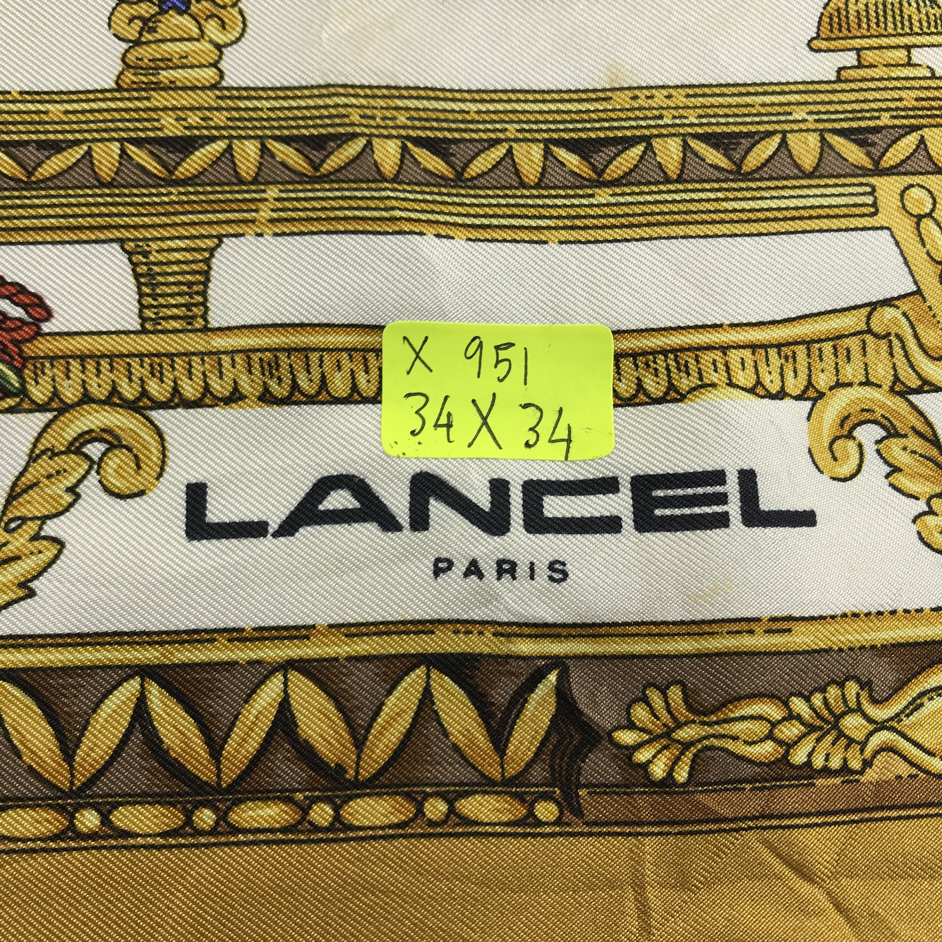 Lancel Vintage Lancel Silk Scarf Size ONE SIZE - 7 Thumbnail
