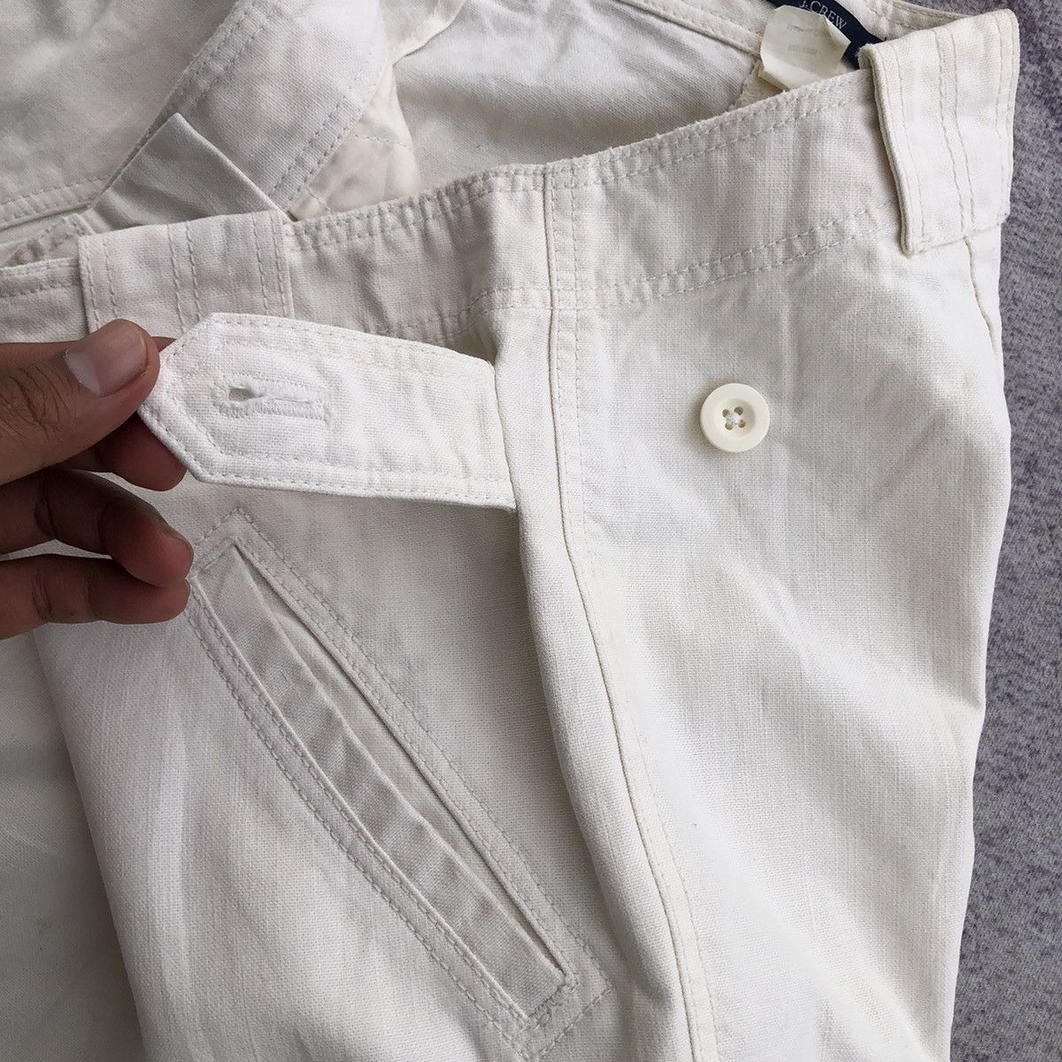 J.Crew Cargo Pants J.Crew White Multipocket Tactical pants Size US 30 / EU 46 - 5 Thumbnail