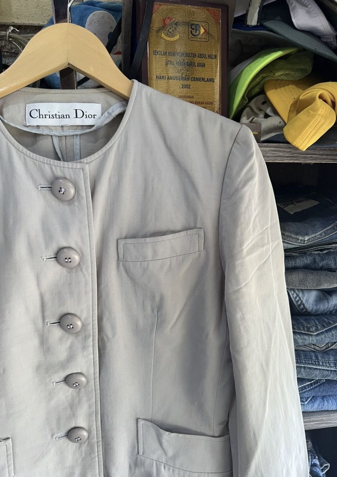 Christian Dior Monsieur 🔥Vintage Christian Dior Button Jacket Size S / US 4 / IT 40 - 8 Thumbnail