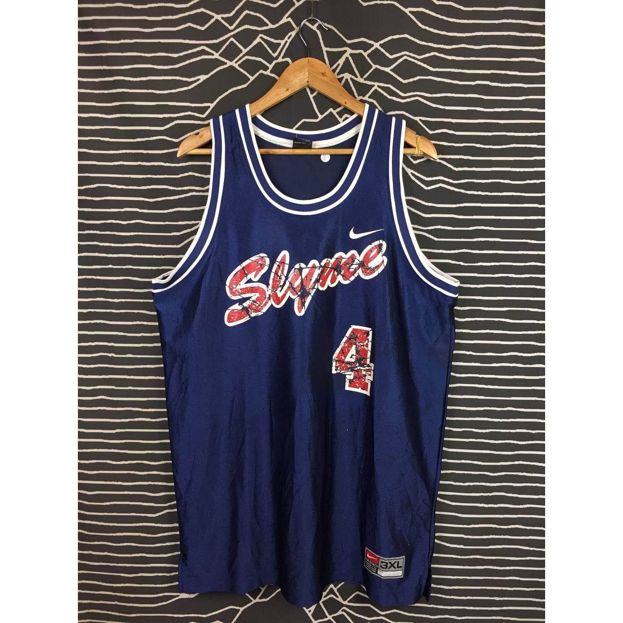 Nike Vtg Nike Athletic Basketball Jersey Tank Top Size US XL / EU 56 / 4 - 1 Thumbnail