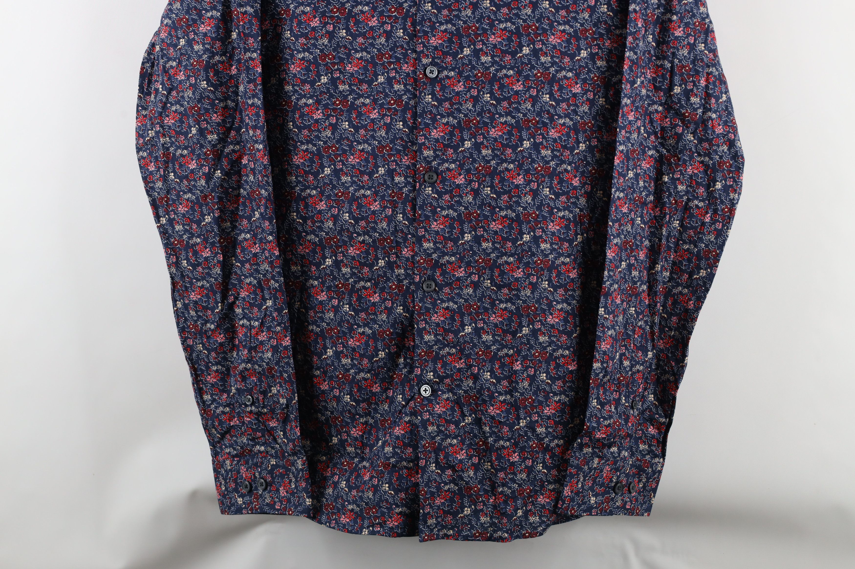 Express × Vintage New Express Fit Rainbow Flower All Over Print Button Shirt Size US XL / EU 56 / 4 - 3 Thumbnail