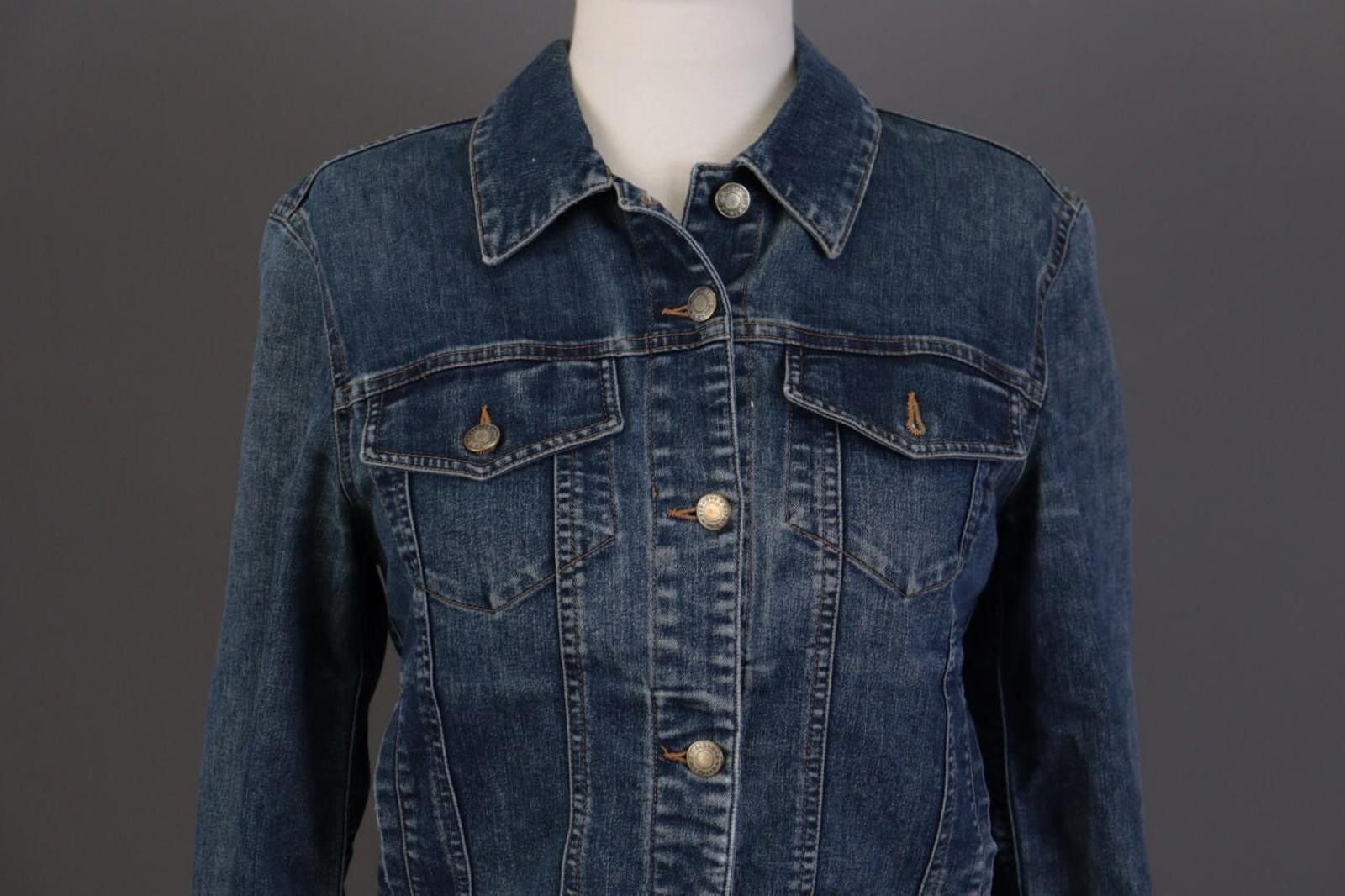 Katharine Hamnett London Katharine Hamnett London Blue Denim Jacket Size 42 Size M / US 6-8 / IT 42-44 - 3 Thumbnail