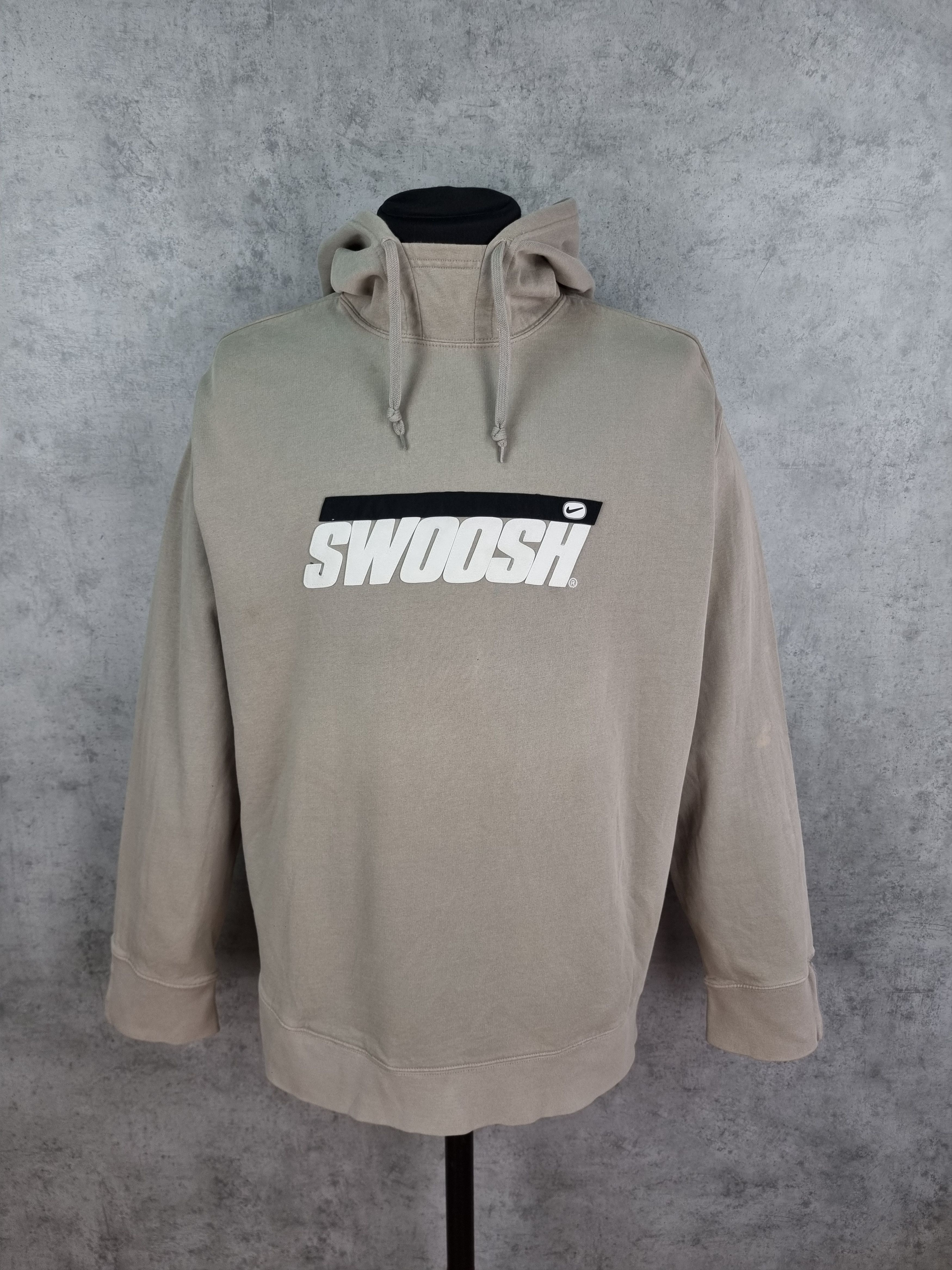 Nike × Vintage Nike Swoosh Spellout Big Logo Hoodie Size US XL / EU 56 / 4 - 3 Thumbnail