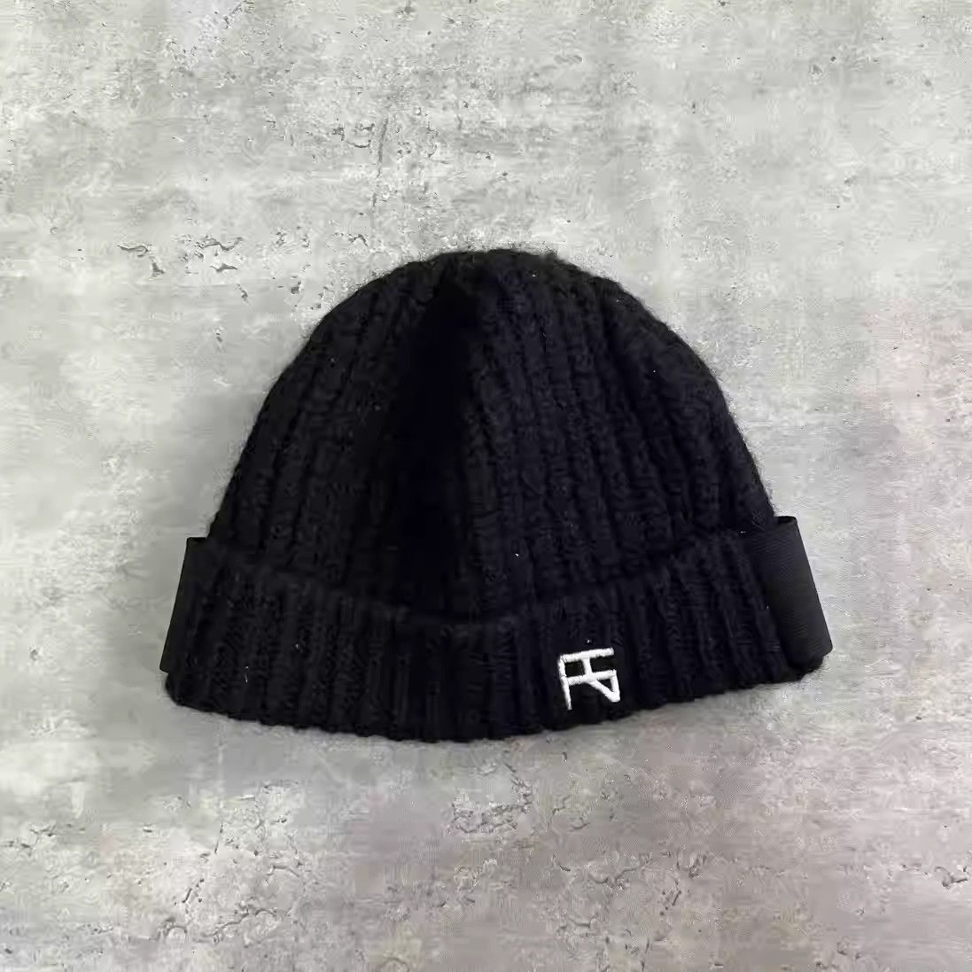 Raf Simons embroidered knit cap