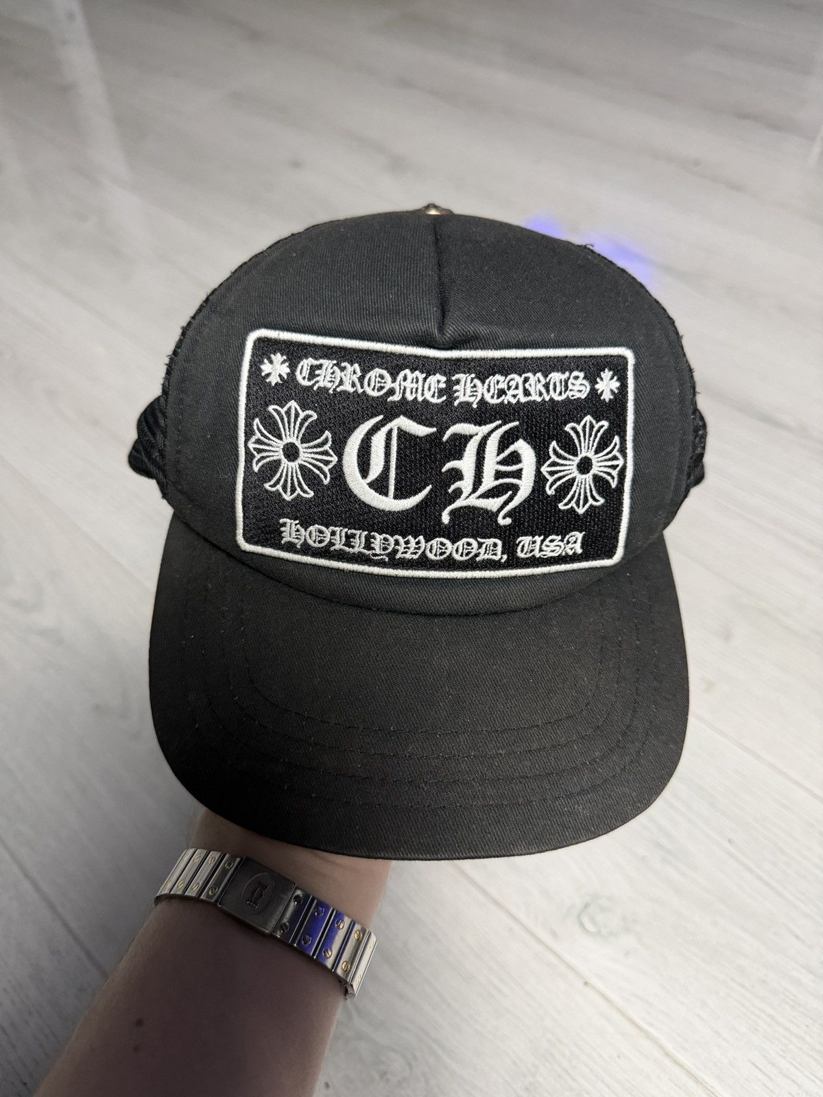 Chrome Hearts Chrome Hearts Hollywood Trucker Hat Size ONE SIZE - 2 Thumbnail
