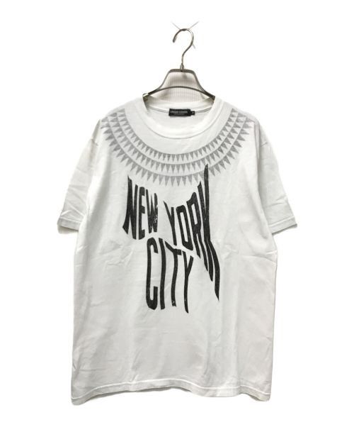 undercover new york city 歪み design tee Undercover UNDERCOVER Giz pattern distorted NYC T-Shirt