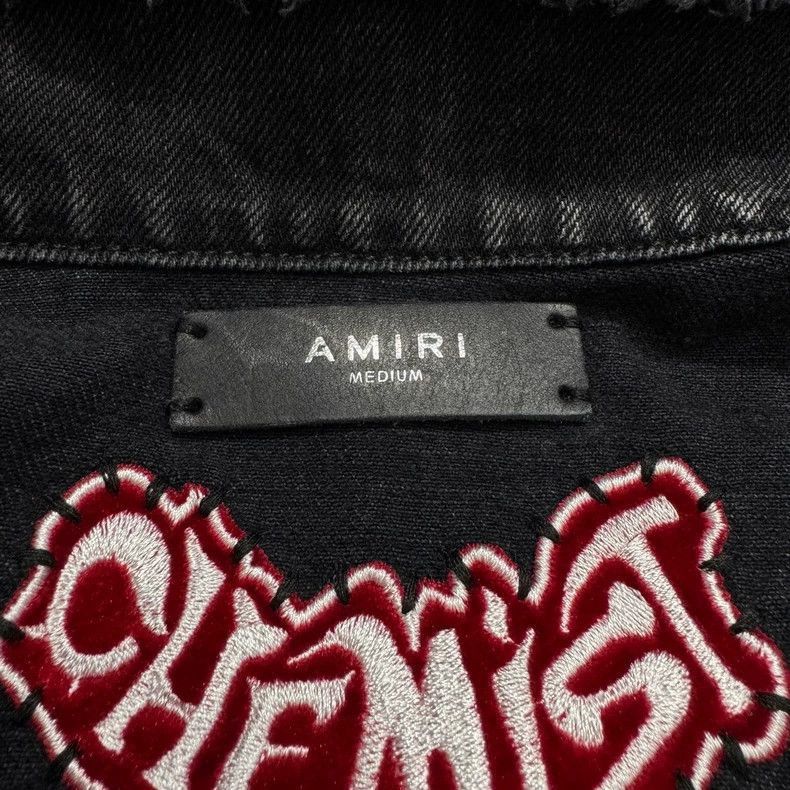 Amiri AMIRI X Chemist Denim Jacket with Stars-2506 Size US M / EU 48-50 / 2 - 3 Thumbnail