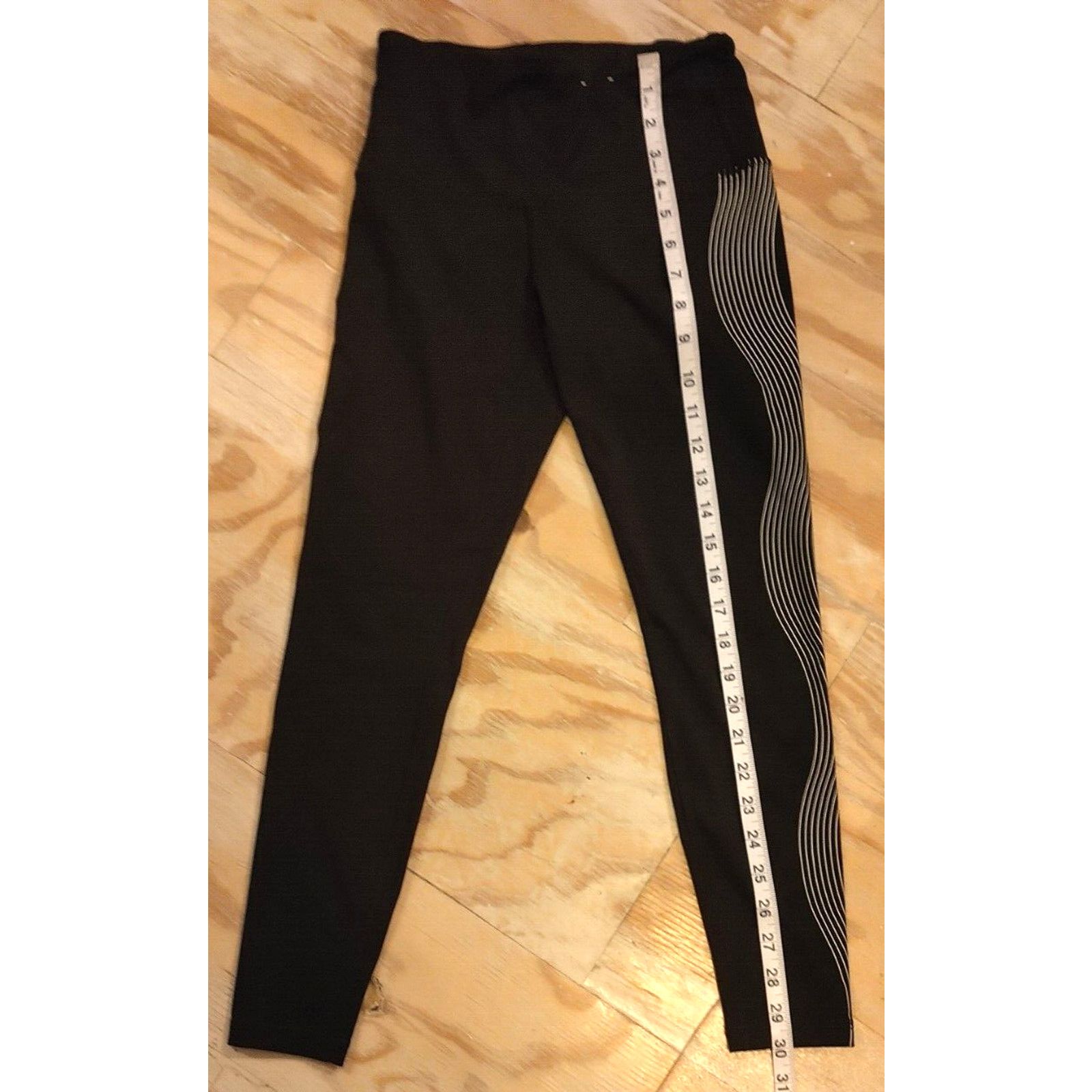 Other Xersion WM's XS Ankle Leggings Black White Stripes &Crop Top Size 25" / US 0 / IT 36 - 5 Thumbnail