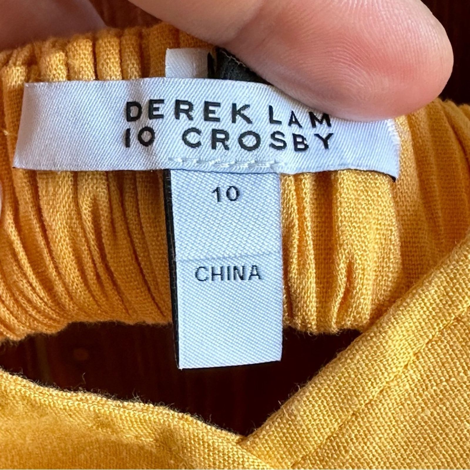Derek Lam 10 Crosby New Derek Lam Crosby Crop Tank In Sunburst Size L / US 10 / IT 46 - 3 Thumbnail