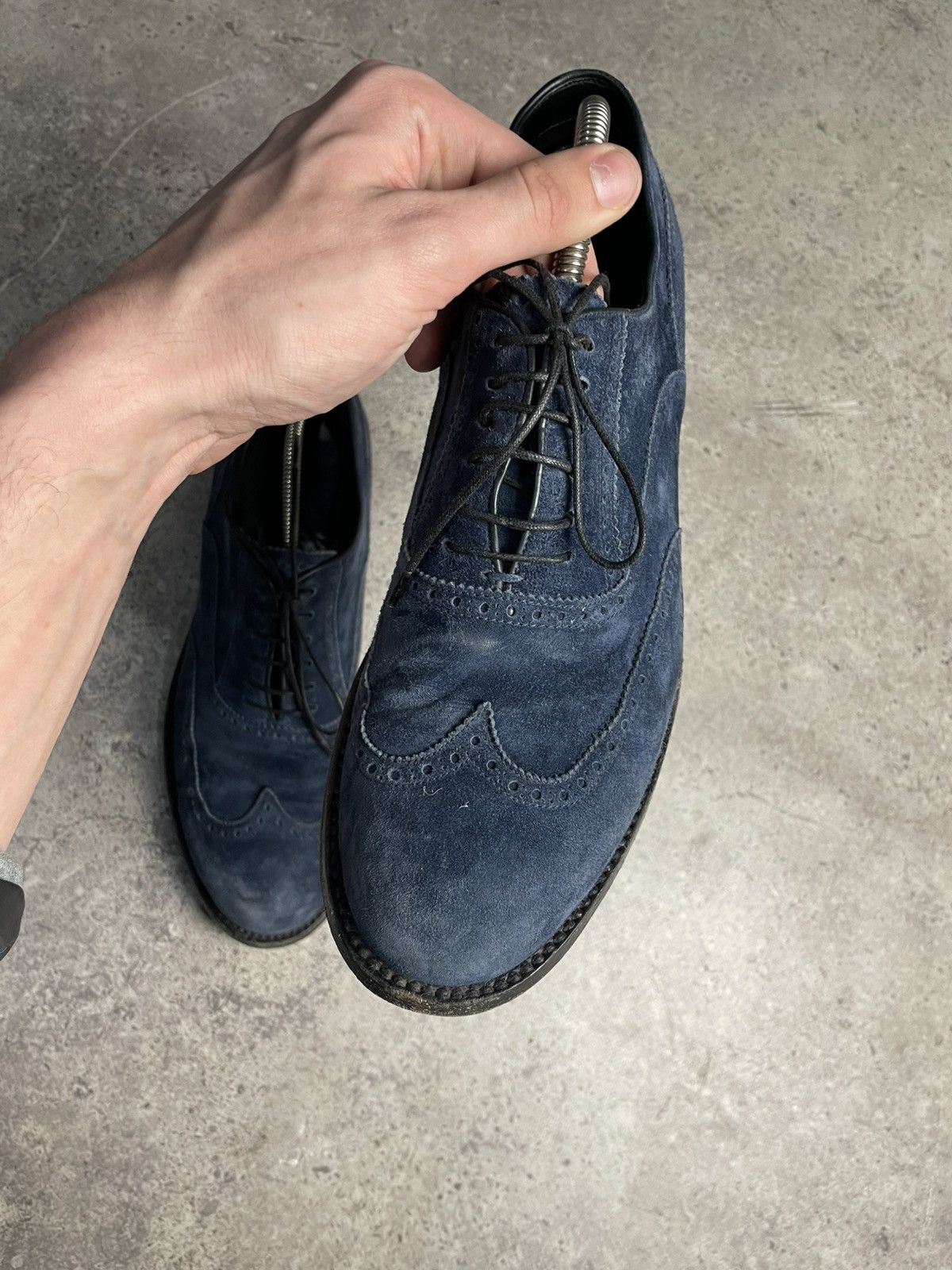 Brioni Brioni Low Top Suede Shoes Luxury RARE Size US 8 / EU 41 - 8 Thumbnail