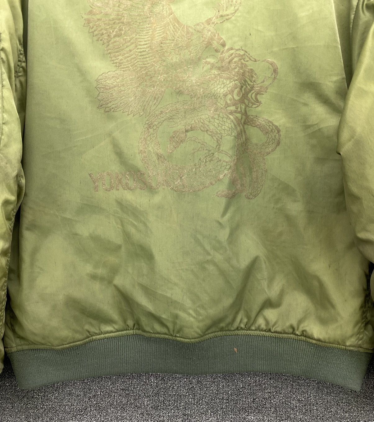 Japanese Brand Vintage Yokosuka Japanese Eagle Sukajan Bomber Jacket Size US L / EU 52-54 / 3 - 6 Thumbnail