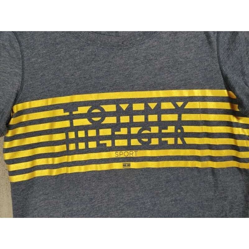 Tommy Hilfiger Tommy Hilfiger Sports Shirt Adult Mens Medium Gray Box Logo Size US L / EU 52-54 / 3 - 2 Thumbnail