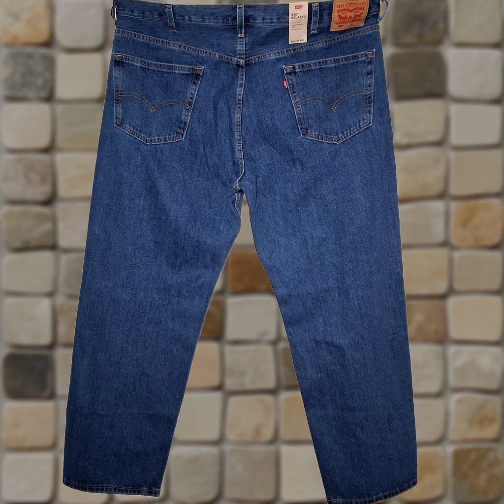 Levi's Levi's 550 Relaxed Jeans Men 46x32 Medium Wash Blue Denim Big And Tall Size US 30 / EU 46 - 1 Thumbnail