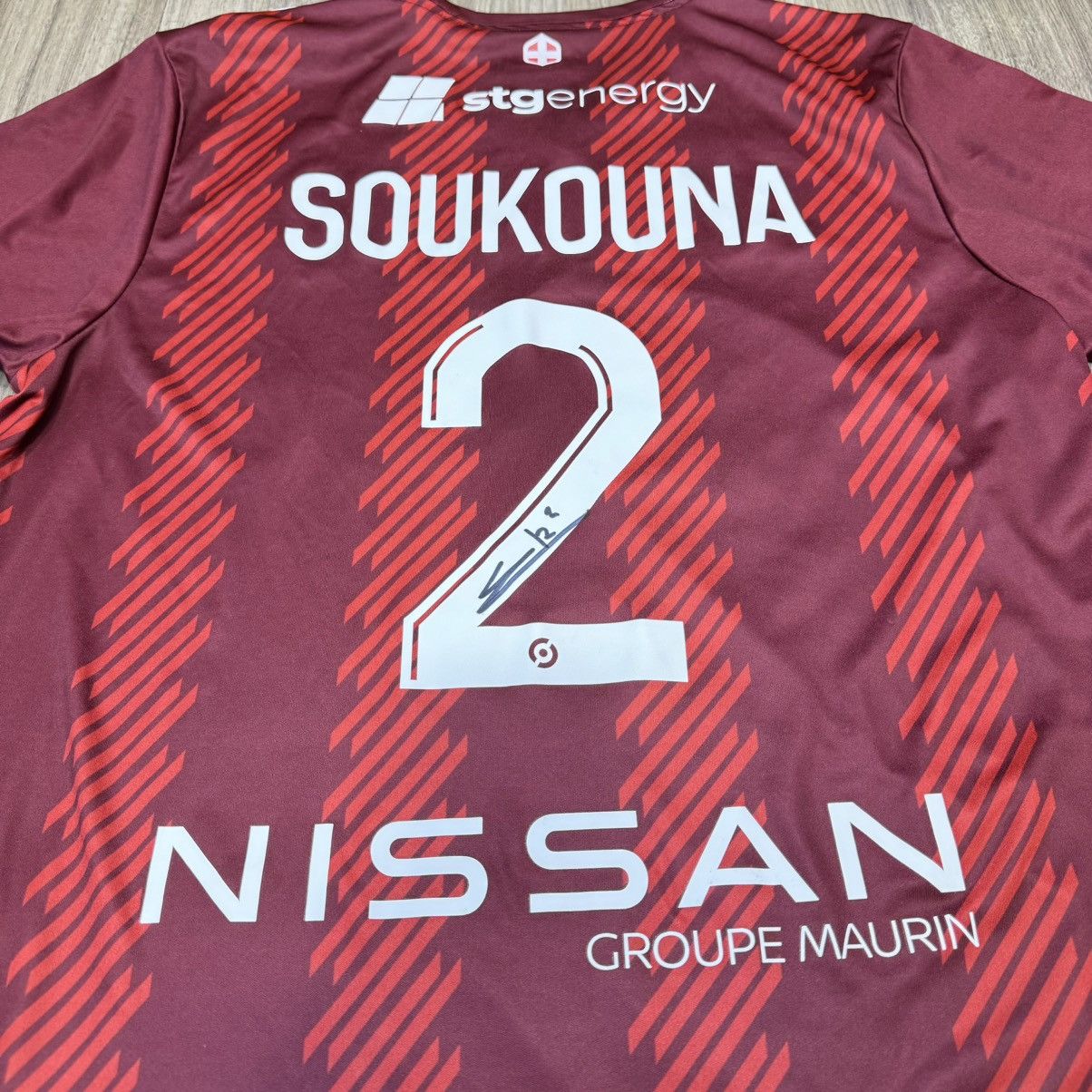Adidas FC Annecy 23/24 match issued/worn shirt #2 Soukouna Size US M / EU 48-50 / 2 - 6 Thumbnail