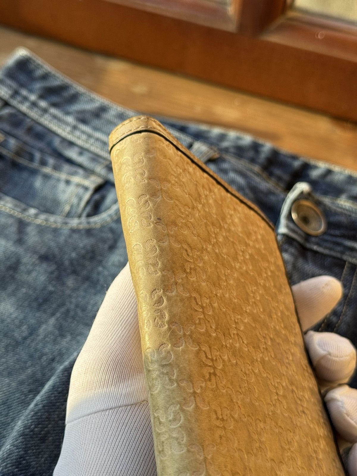 Leather × Vintage Coccinelle wallet 100% leather long Size ONE SIZE - 5 Thumbnail