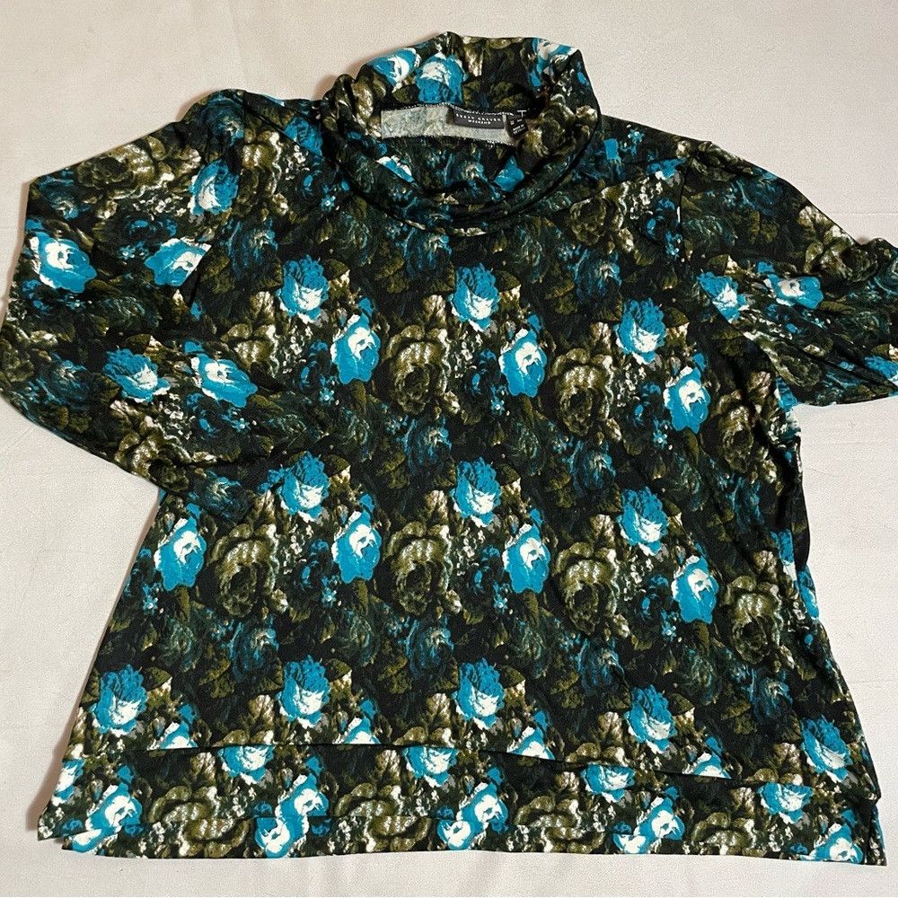 Other New Susan Graver Weekend Printed Knit Cowl Neck Tunic Top S Size 3XL / US 20-22 - 5 Thumbnail