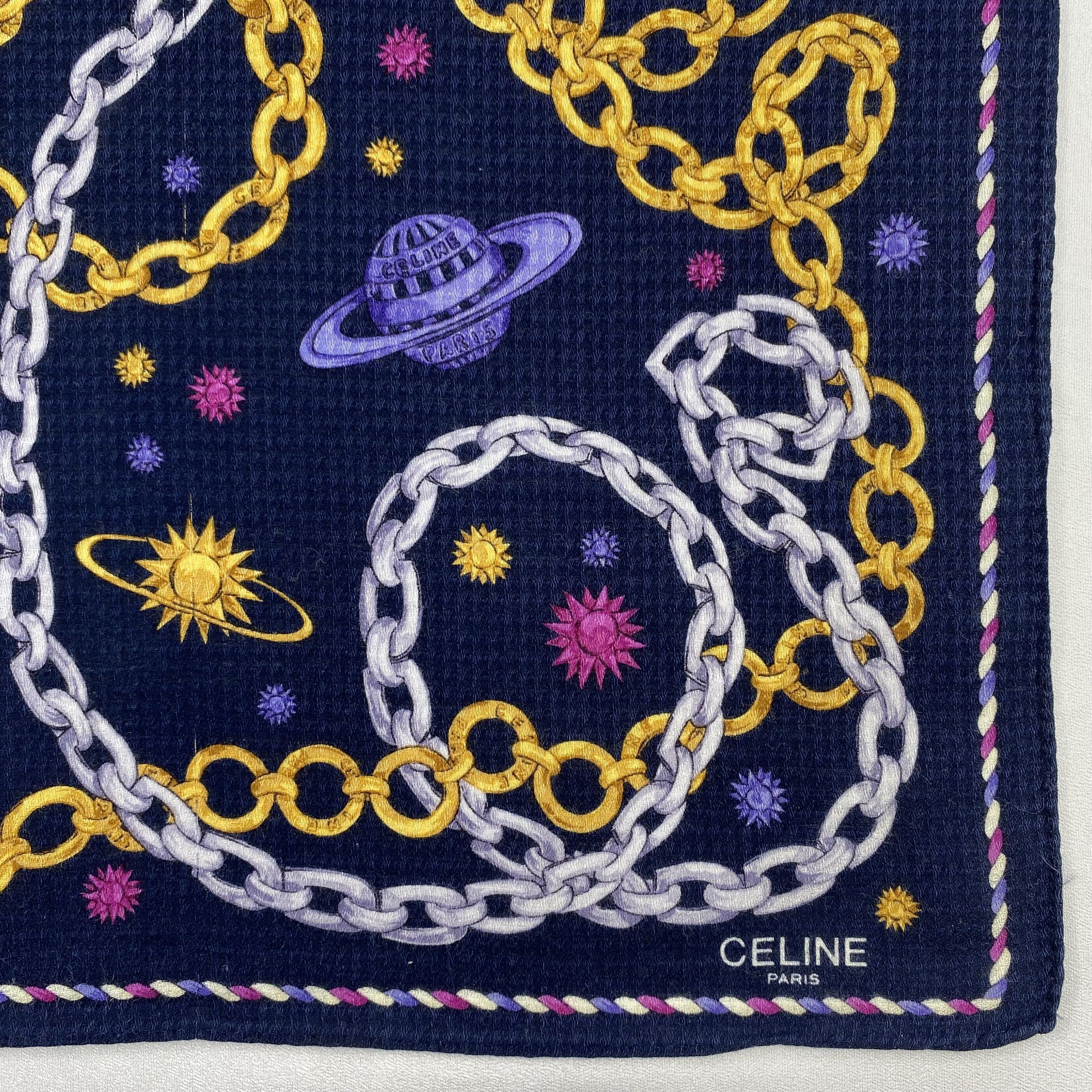 Celine Celine Handkerchief / Bandana / Neckerchief C873 Size ONE SIZE - 5 Thumbnail