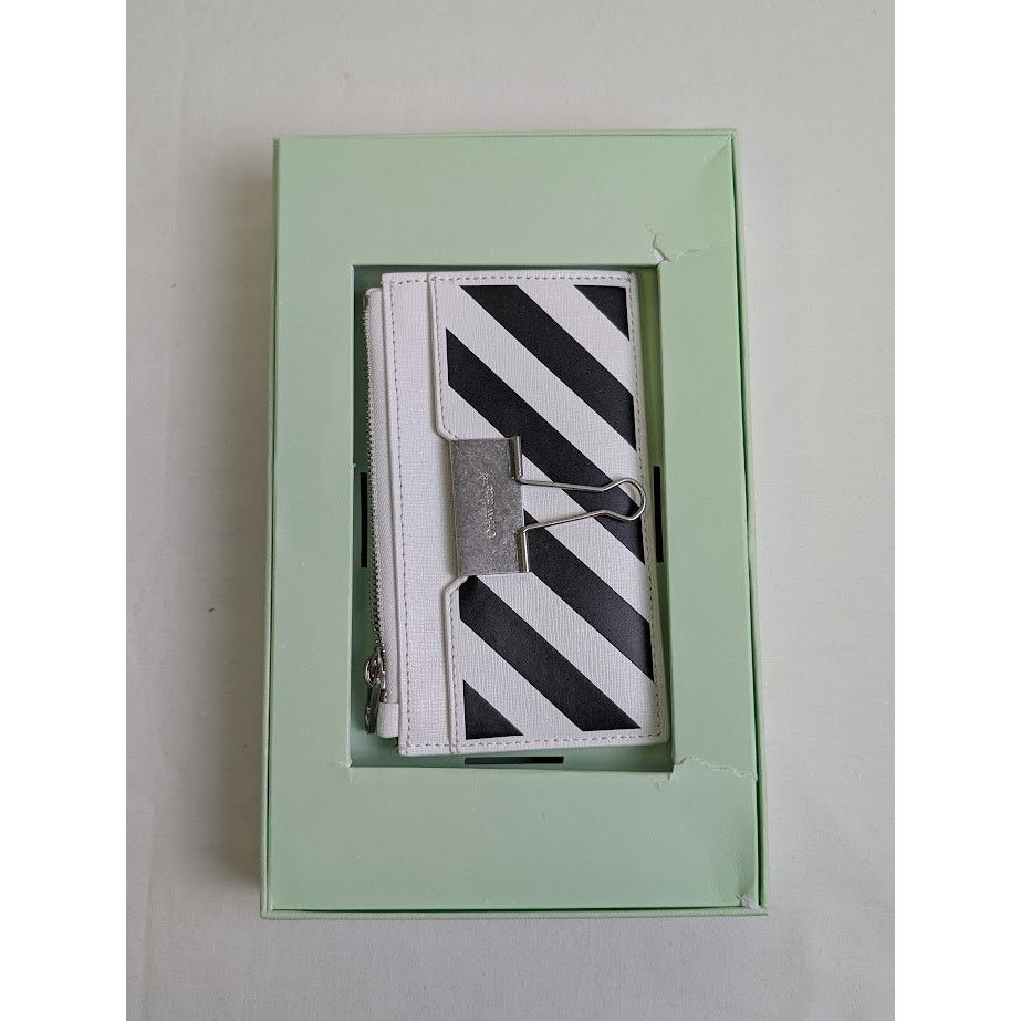 Off-White o1rshd1 Size: OS / Binder Card Case in White/Black Size ONE SIZE - 8 Thumbnail