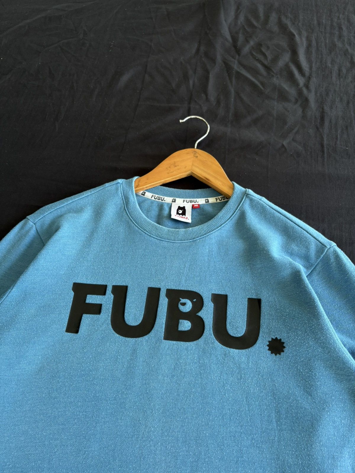 Fubu Fubu Spellout Singature Logo Blue Sweatshirt Size US M / EU 48-50 / 2 - 2 Thumbnail