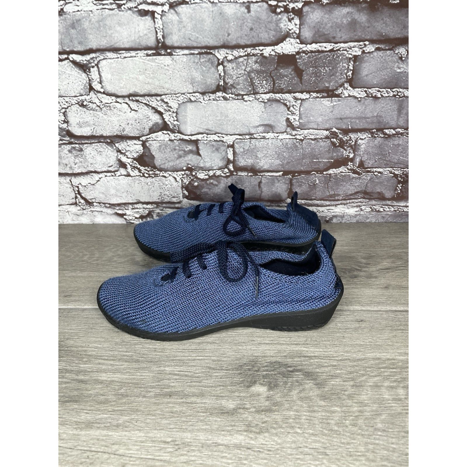 Other Arcopedico LS Blue Knit Fabric Lace Up Comfort Shoes Women’s Size US 7 / IT 37 - 1 Thumbnail