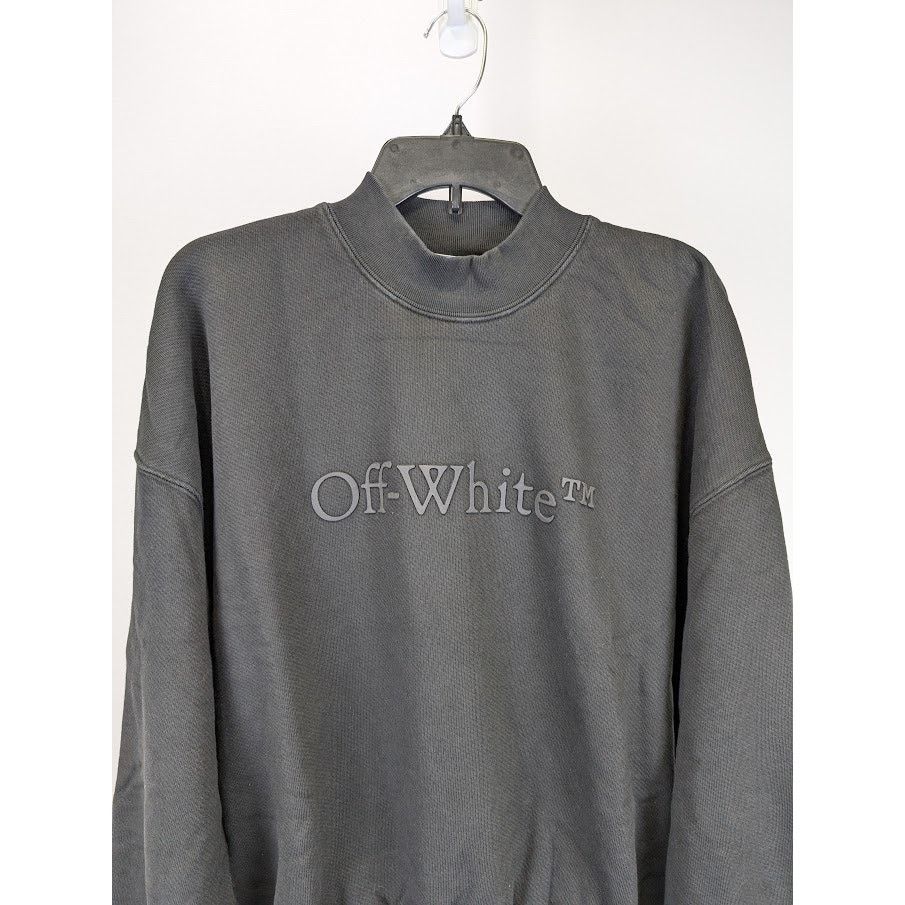 Off-White o1rshd1 Bookish Laund Boxy Crewneck in Black Size US M / EU 48-50 / 2 - 7 Thumbnail