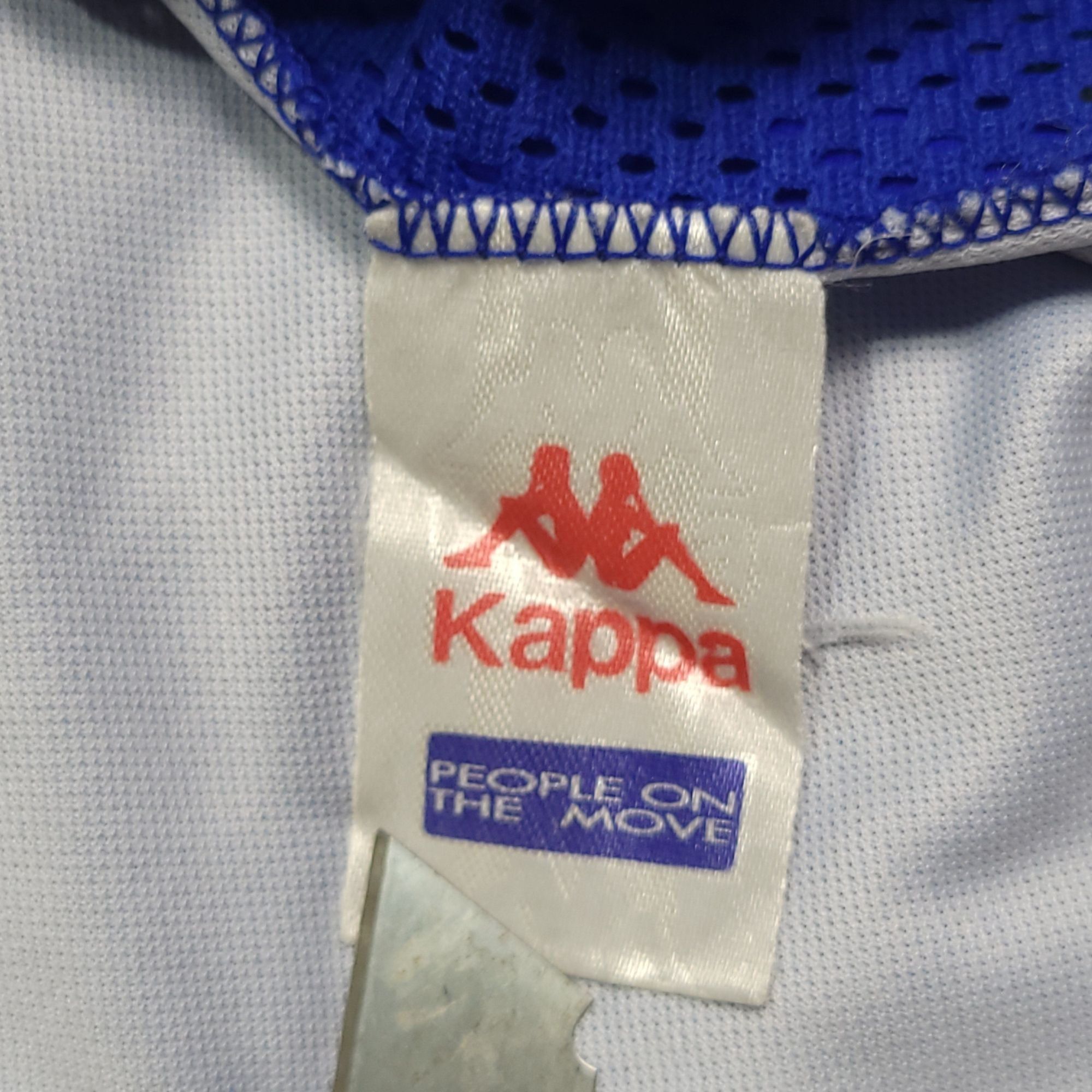 Kappa Zidane Juventus 1997 1998 UEFA Kappa Away Blue Jersey L Size US L / EU 52-54 / 3 - 7 Thumbnail
