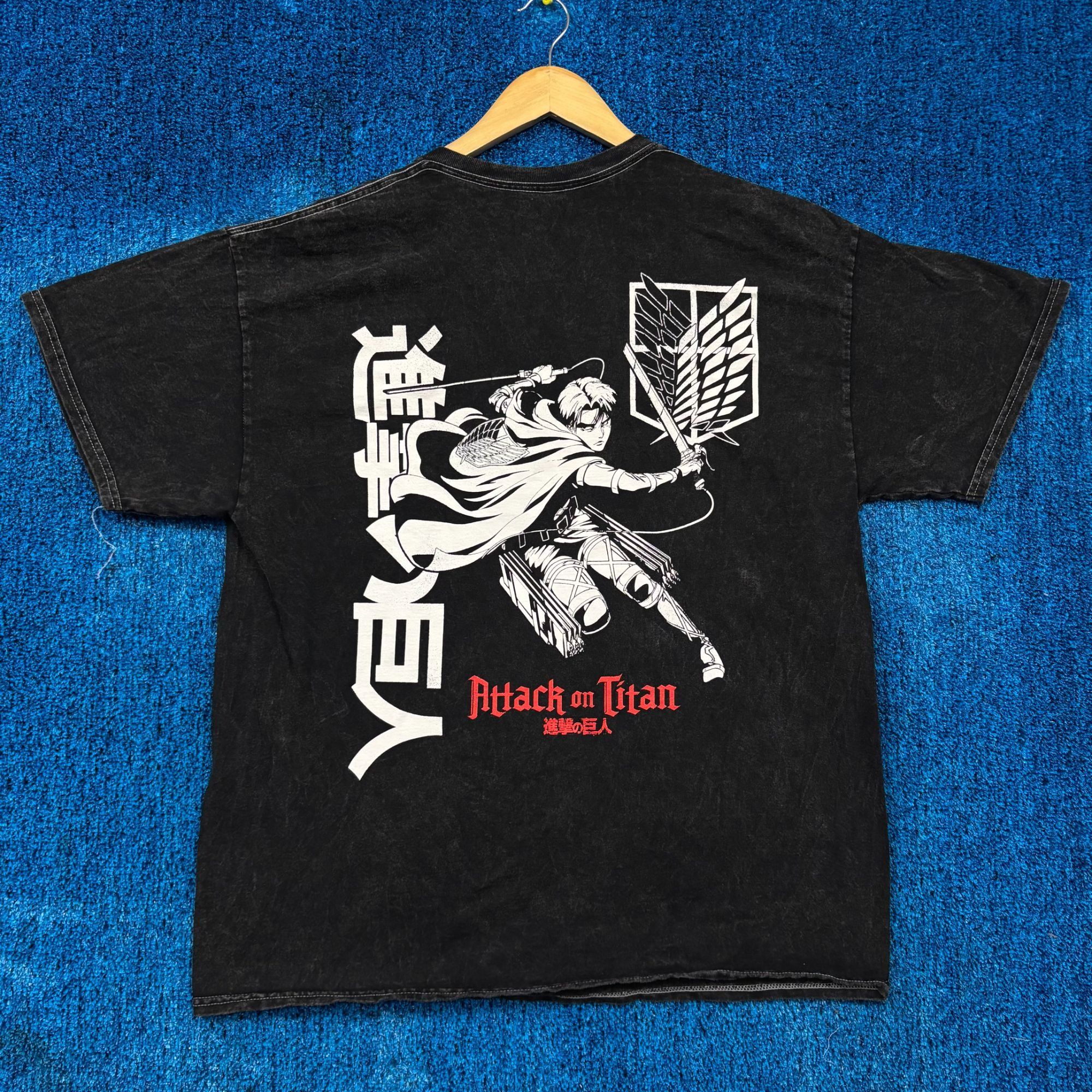 Ripple Junction Attack on Titan Final Season Survey Corps Captain Levi Tee L Size US L / EU 52-54 / 3 - 1 Thumbnail