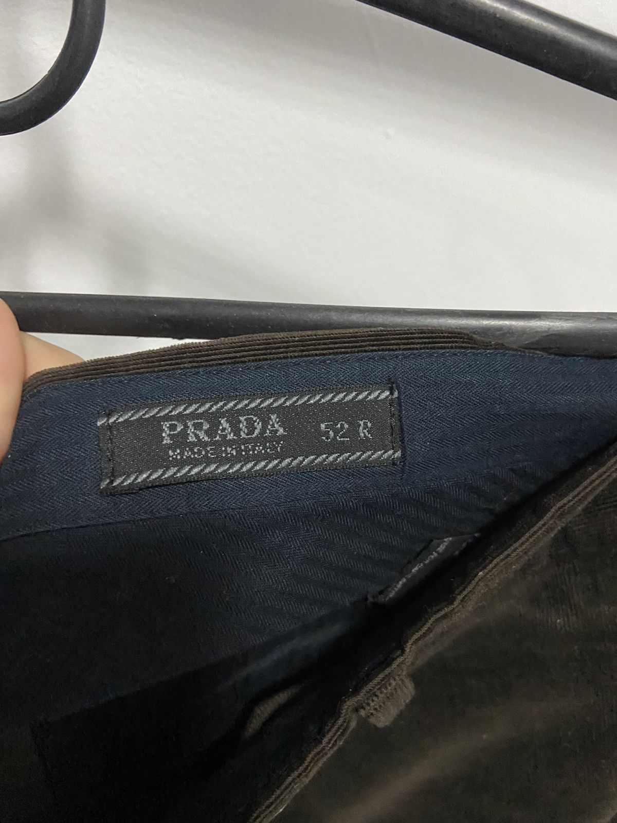 Prada × Vintage Prada black label corduroy pants vintage Size US 35 - 6 Thumbnail