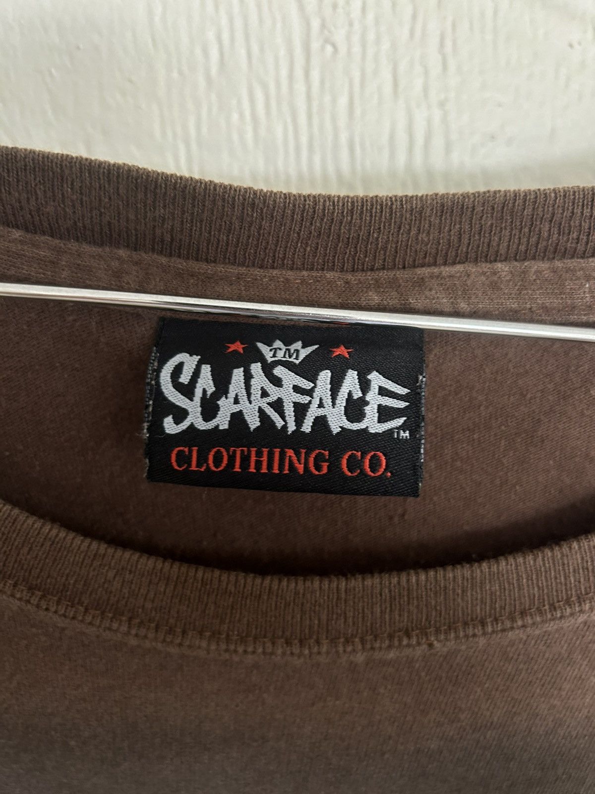 Vintage Vintage Scarface Big Graphic T-shirt Brown Size US XXL / EU 58 / 5 - 5 Thumbnail