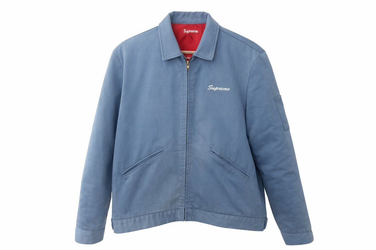 Playboy × Supreme Supreme Playboy Work Jacket Blue Size Medium Size US M / EU 48-50 / 2 - 1 Thumbnail