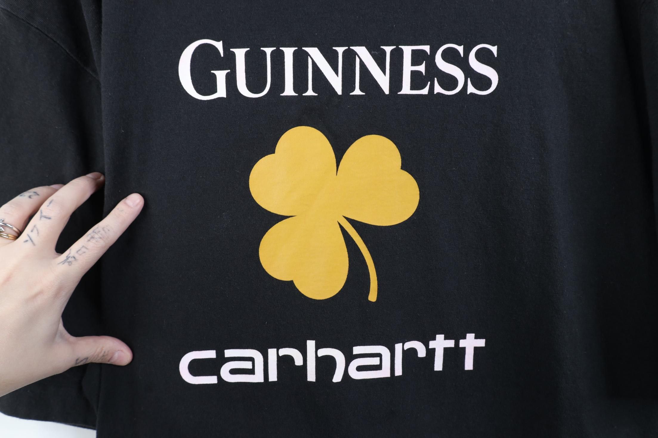 Carhartt Carhartt x Guinness Beer Spell Out Clover T-Shirt Black Size US XL / EU 56 / 4 - 5 Thumbnail
