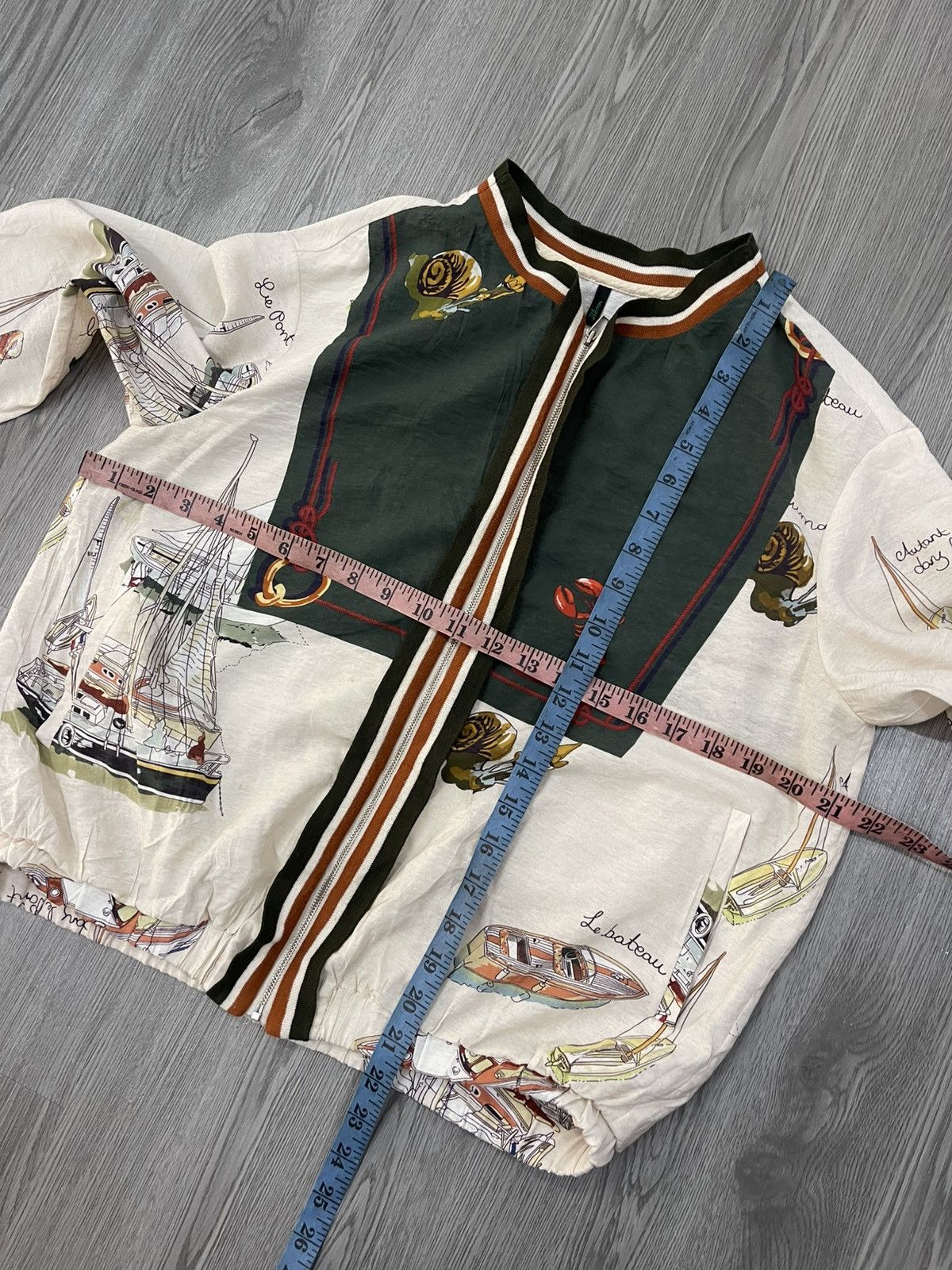 Benetton Benetton Sailing Rayon Light Jacket Size M / US 6-8 / IT 42-44 - 9 Thumbnail