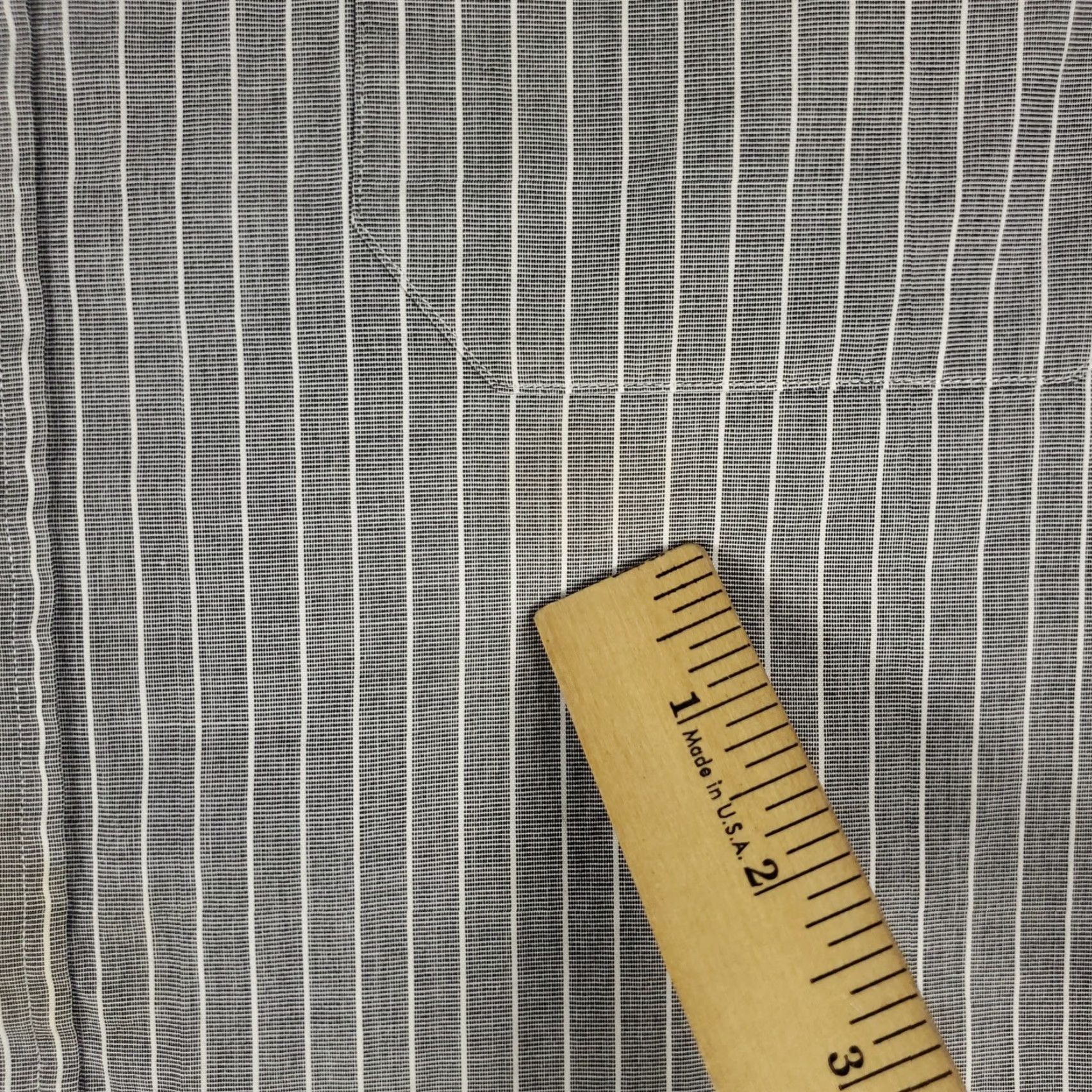 Polo Ralph Lauren Polo Ralph Lauren Button-Up Shirt Mens 2XL Gray White Striped Cotton Long Sleeve Classic Preppy Size US XXL / EU 58 / 5 - 3 Thumbnail