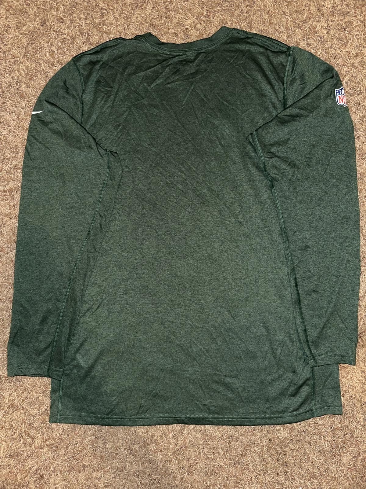 Nike Vintage New York Jets Men's Nike Dri-Fit Team Issue L/S Performance T-Shirt Size US L / EU 52-54 / 3 - 9 Thumbnail