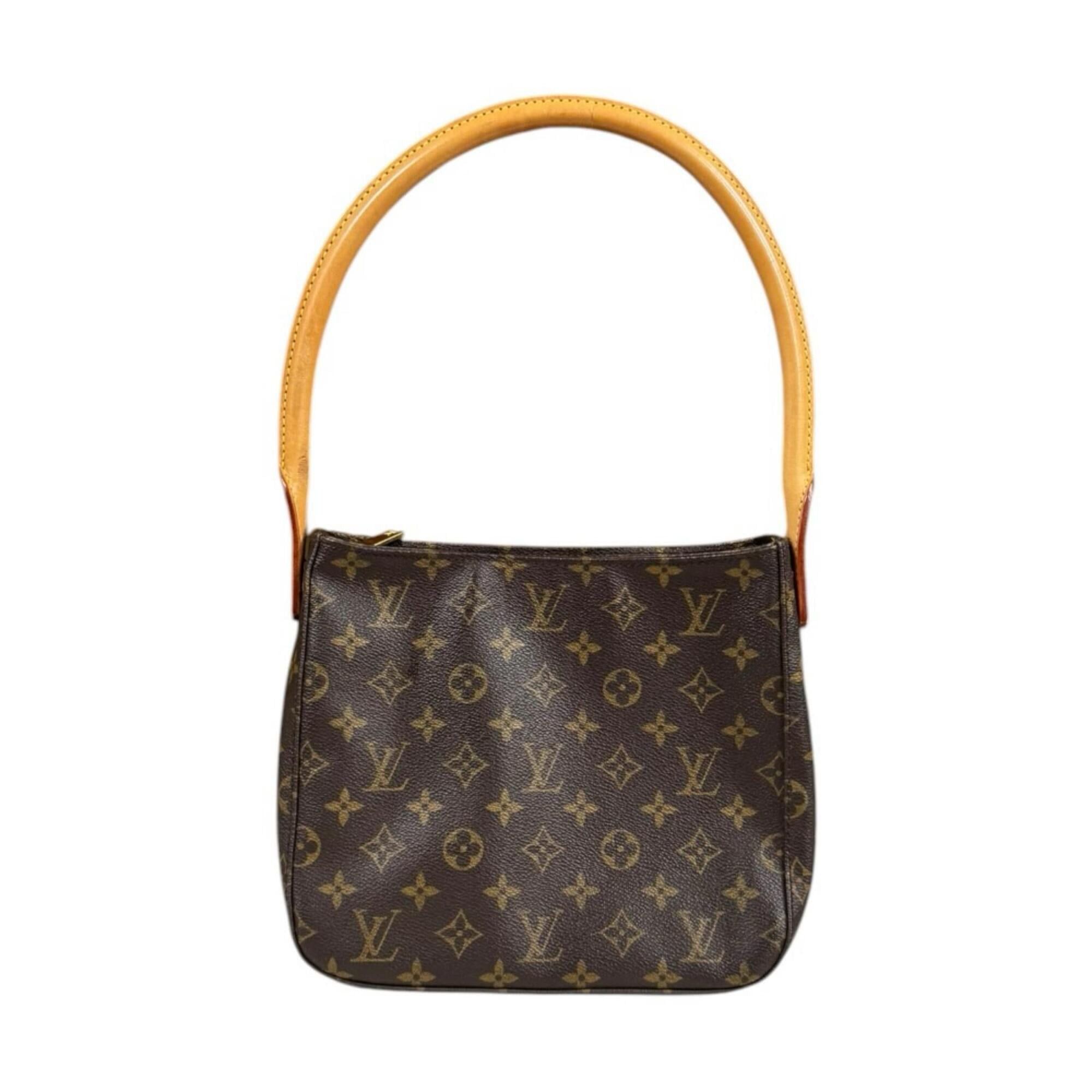 Louis Vuitton Louis Vuitton Looping MM Monogram Shoulder Bag, Canvas M51146 Brown, Women's LOUIS VUITTON Size ONE SIZE - 1 Thumbnail