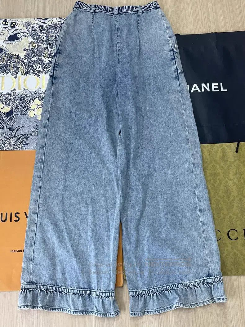 Chanel Chanel Light blue lace jeans Size 24" / US 00 / IT 34 - 3 Thumbnail
