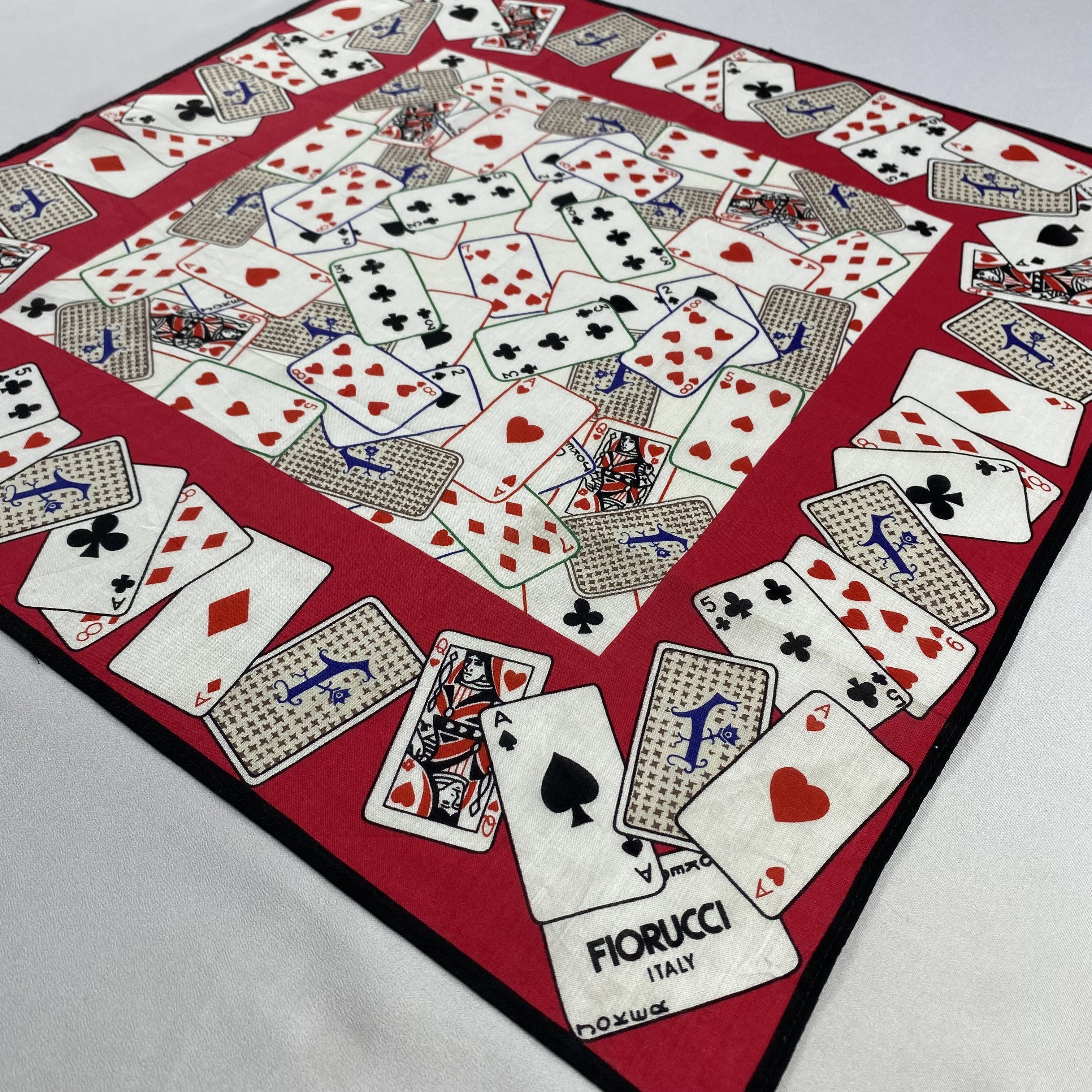 Fiorucci × Vintage Fiorucci Handkerchief / Neckerchief / Bandana-P1442 Size ONE SIZE - 2 Thumbnail