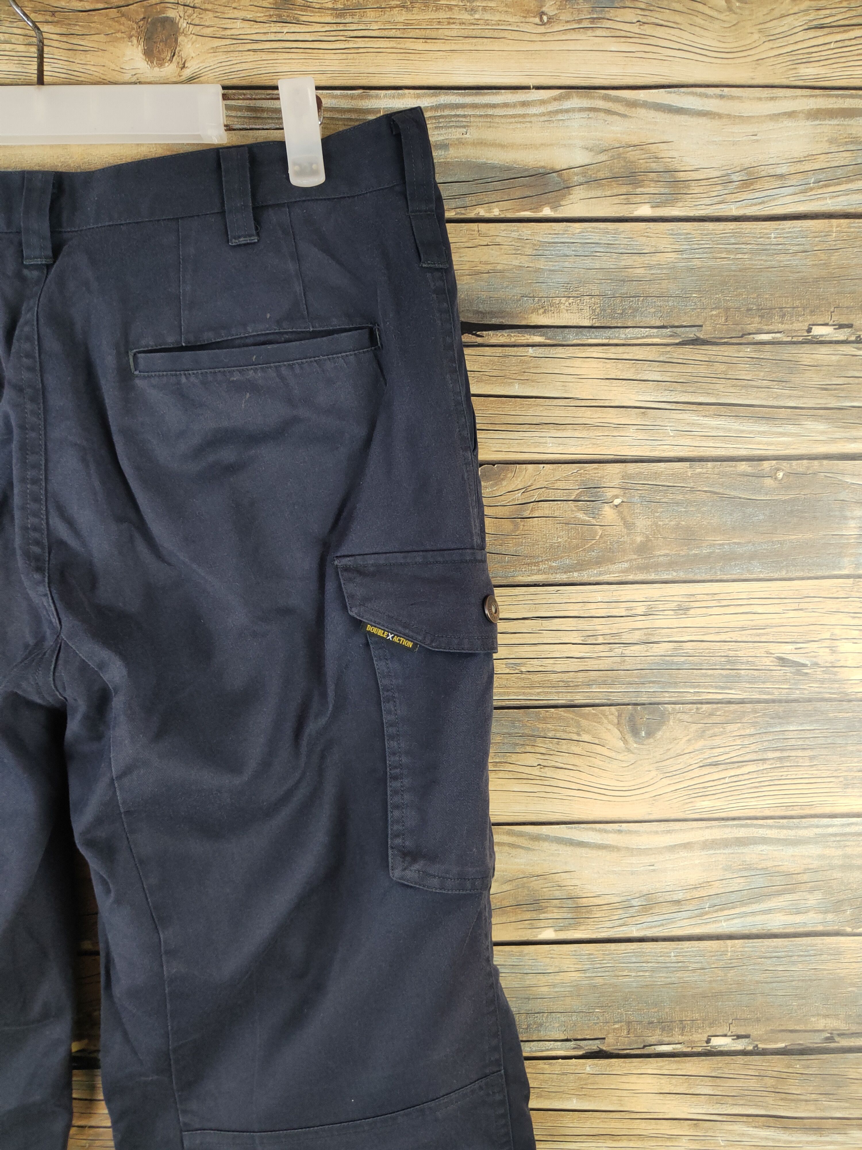 Japanese Brand DL Double X Action Navy Multipocket Cargo Pants #2369 Size US 34 / EU 50 - 10 Thumbnail