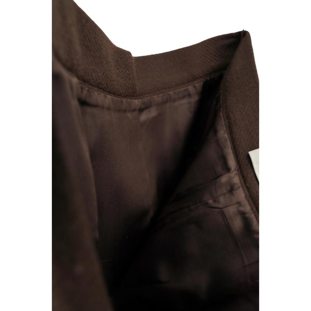 Prada Prada Brown Wool Midi Skirt Size M Size 32" / US 10 / IT 46 - 5 Thumbnail