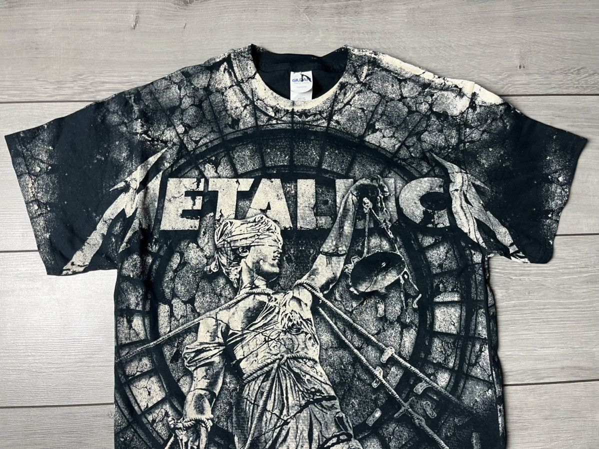 Metallica Metallica Stoned Justice All Over Print Black T-Shirt Size M Size US M / EU 48-50 / 2 - 3 Thumbnail