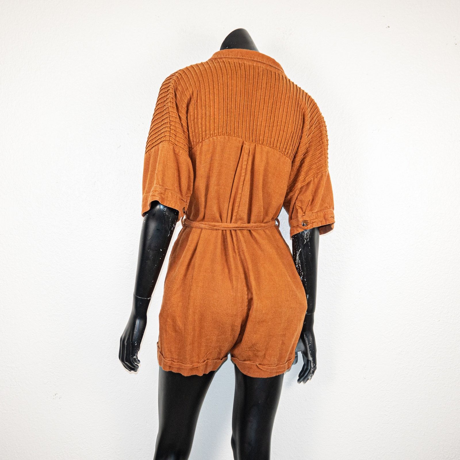 Spell SPELL & The Gypsy Collective Rani Romper in copper size XS Size 26" / US 2 / IT 38 - 4 Thumbnail