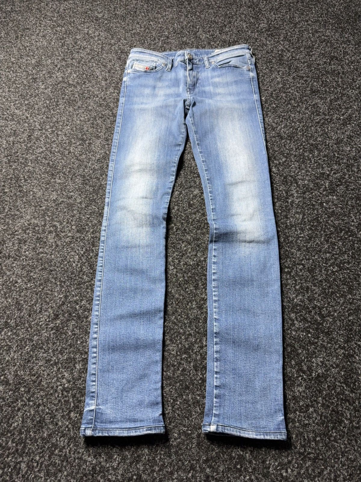 Diesel 00s Luxury Diesel Skinzee Super Skinny Jeans Y2K Low Rise Size 28" / US 6 / IT 42 - 1 Thumbnail