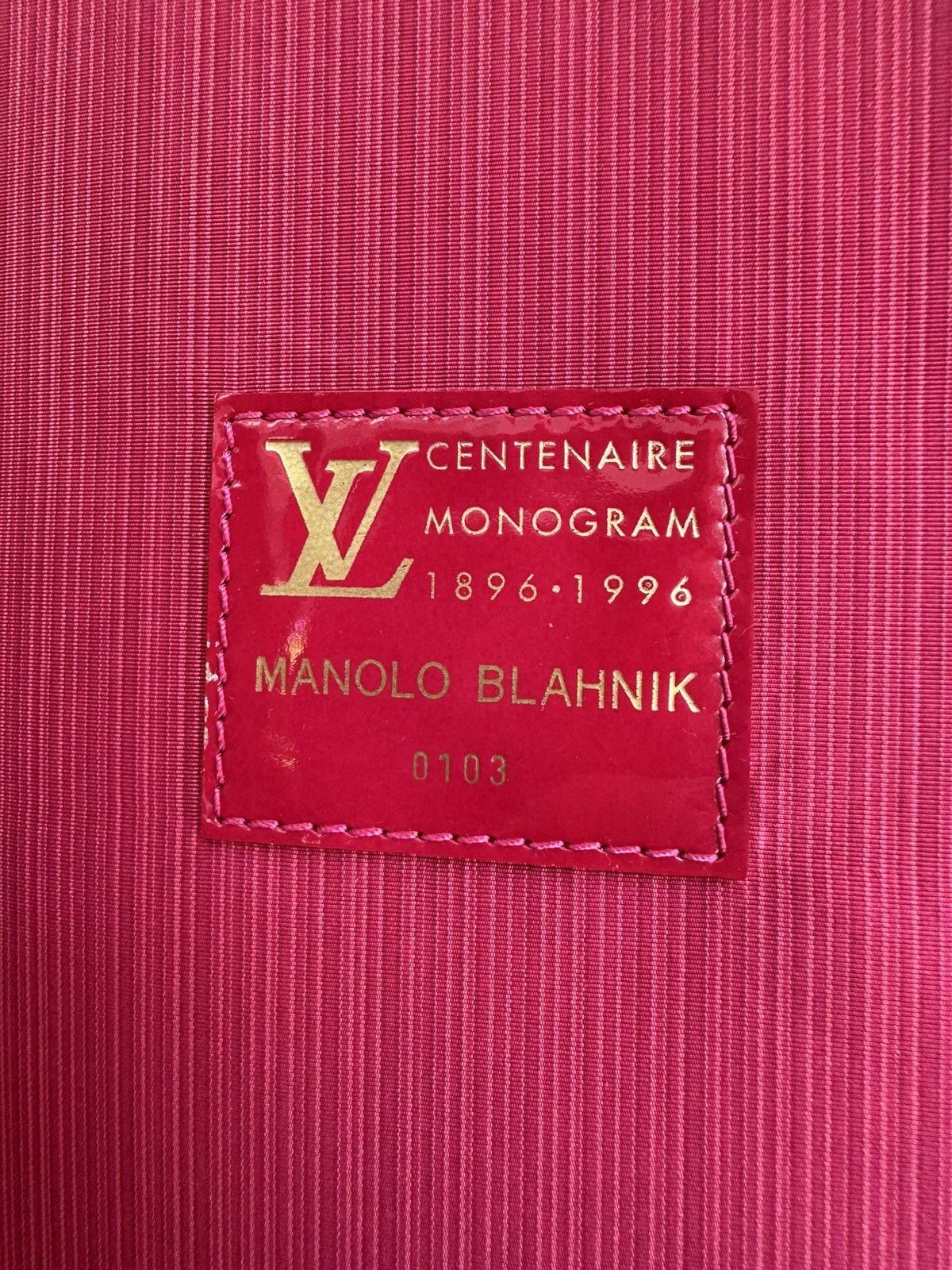 Louis Vuitton LV x Manolo Blahnik Centenaire Oval Trunk (1996) Size ONE SIZE - 24 Thumbnail